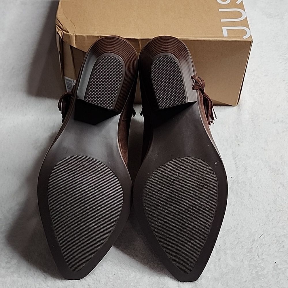 NIB Justfab Tahlea Pointed Toe Bootie Size 11 NWT - image 8